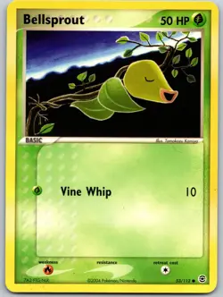 BELLSPROUT POKEMON FIRERED & LEAFGREEN 53/112 COMMON LP - Image 2