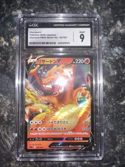 Charizard V Pokemon (2020) Japanese Charizard VMAX Starter Set 001/021 MINT 9! - Image 1