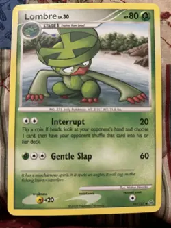 LOMBRE 52/127 - NON-Holo UNCOMMON PLATINUM 2009 NINTENDO Pokemon Card - NM/M - Image 1
