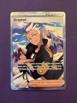Pokemon Card Drayton 232/191 Surging Sparks Ultra Rare Trainer NM - Image 1