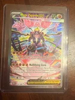 Pokemon Mega Zygarde EX 120/088 POR Rare Holo 310 HP Gaia Wave Nullifying Zero - Image 3
