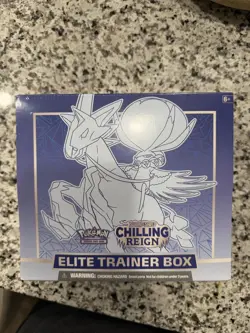 Pokemon TCG Sword & Shield Chilling Reign Elite Trainer Box Sealed New FREE SHIP 820650808630 - Image 1