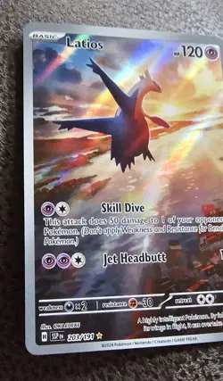 Pokemon Latios Illustration Rare Surging Sparks 203/191 Pokemon TCG - Image 2