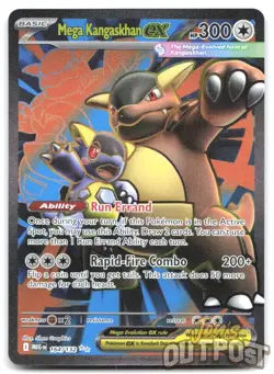 Mega Kangaskhan ex 164/132 Ultra Rare Mega Evolution Pokemon NM - Image 1