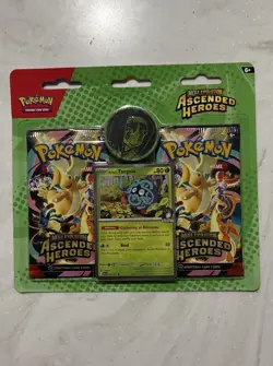 Pokemon TCG Ascended Heroes 2-Pack Blister | Erika’s Tangela Promo | New Sealed - Image 1