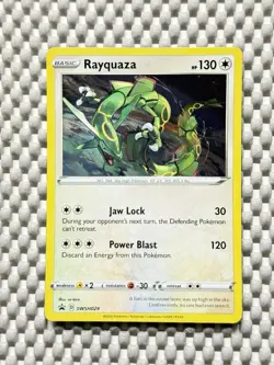 Rayquaza Swsh029 Holo Black Star Promo Pokemon SWSH Promo English Near Mint #80 - Image 1