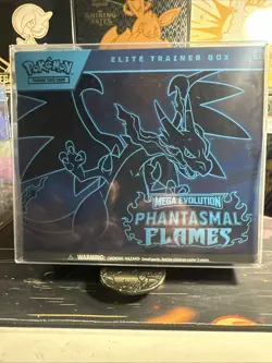 Pokemon Mega Evolutions Phantasmal Flames Elite Trainer Box ETB Sealed - Image 1