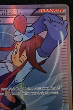 Pokemon Skyla Full Art Ultra Rare Holo 122/122 Breakpoint Trainer 2016 EN LP - Image 4