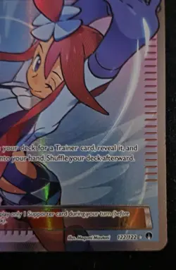 Pokemon Skyla Full Art Ultra Rare Holo 122/122 Breakpoint Trainer 2016 EN LP - Image 5