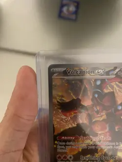 pokemon Volcanion Ex 182/159 Journey Together Special Illustration Rare SIR - Image 3