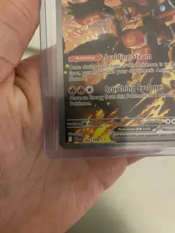 pokemon Volcanion Ex 182/159 Journey Together Special Illustration Rare SIR - Image 5