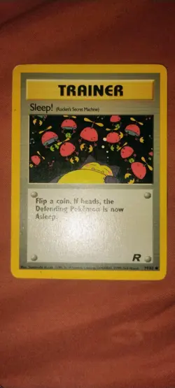 First Edition Sleep Trainer Card Near Mint Condition - Image 1