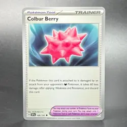 Pokemon Scarlet & Violet: Surging Sparks #168/191 Colbur Berry - Image 1