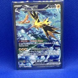 Pokemon Zapdos ex 202/165 Sv: Scarlet & Violet 151 Rare Holo 200 HP - Image 1