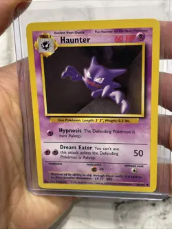Pokemon Haunter 29/102 WotC Base Set Unlimited NM Vintage Uncommon Vtg Pokemon - Image 1