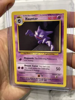 Pokemon Haunter 29/102 WotC Base Set Unlimited NM Vintage Uncommon Vtg Pokemon - Image 2