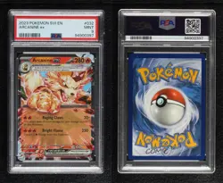 Arcanine ex Pokemon Scarlet & Violet Base Set SV1 PSA 9 MINT - Image 3