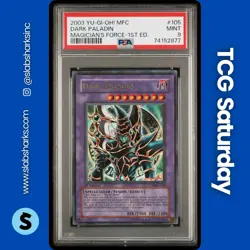 2003 YU-GI-OH! MAGICIAN'S FORCE 1ST EDITION #MFC-105 DARK PALADIN PSA 9 - Image 1