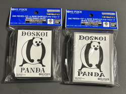 ONE PIECE CARD GAME BASE SHOP LIMITED DOSKOI PANDA Set of 2 SLEEVES Japanese - Image 2
