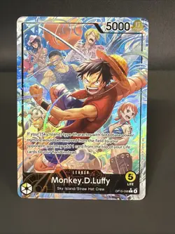 One Piece OPTCG English Monkey D. Luffy Alt Art Leader OP15-098 L* - Image 1
