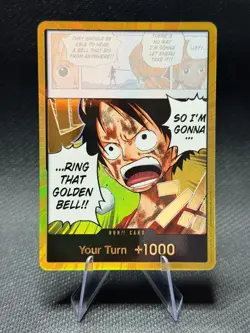One Piece Gold DON!! OP15 ENGLISH Luffy Golden Bell - Adventure On Kamis Island - Image 1