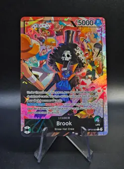 OP15-022 Brook Alt Art Leader Adventure on Kami’s Island One Piece TCG English - Image 1