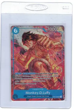 Monkey.D.Luffy ~ OP02-062 ~ Alt Art ~ Paramount War ~ One Piece English - Image 2