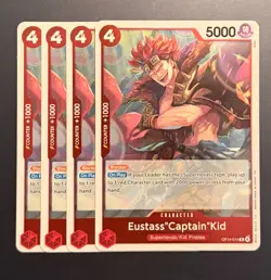 One Piece - Eustass "Captain"Kid Playset (x4) OP14-014 - The Azure Sea's Seven - Image 1