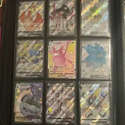 Pokemon TCG Shiny Holo Lot 9 Cards Shiny Cramorant V Toedscruel EX Zacian Crobat - Image 1