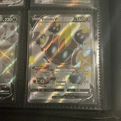 Pokemon TCG Shiny Holo Lot 9 Cards Shiny Cramorant V Toedscruel EX Zacian Crobat - Image 2