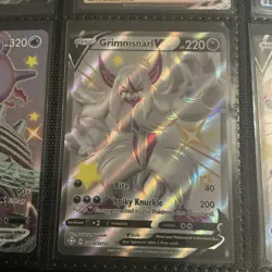 Pokemon TCG Shiny Holo Lot 9 Cards Shiny Cramorant V Toedscruel EX Zacian Crobat - Image 3