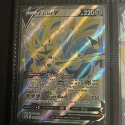 Pokemon TCG Shiny Holo Lot 9 Cards Shiny Cramorant V Toedscruel EX Zacian Crobat - Image 5
