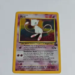 Pokemon Mew Black Star Promo 9 Holo Card Near Mint Condition - Image 1