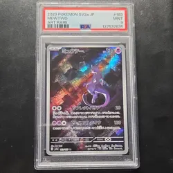 2023 Pokemon SV2a Mewtwo 183/165 Card 151 Art Rare Holo PSA 9 Japanese - Image 1
