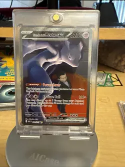 Pokemon TCG Team Rockets Mewtwo EX Full Art English Edition Card 281/217 - Image 1
