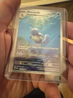 Pokemon TCG Wartortle Scarlet & Violet 151 Secret Illustration Rare Card 171/165 - Image 1