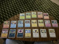 RARE Pokemon 151 Choki Choki Promo Card Complete Set - Image 1