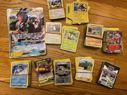 Pokemon cards used several decks plus large Tapu Koko GX card - Image 1