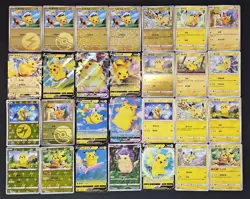 28*Lot Pokemon Trading Card Game TCG Pikachu Promo Chinese Poke Ball #3 JL89 - Image 1