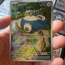 Pokemon Snorlax 051 Sv: Scarlet & Violet 151 ETB Black Star Promo Card - Image 1