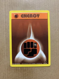 Fighting Energy 127/132 Gym Challenge - Common Pokemon Card - EXC - Image 1
