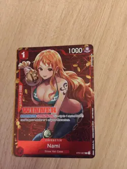 One Piece Card Game - Nami ST01-007 - Tournament Pack Vol. 3 WINNER - Image 1