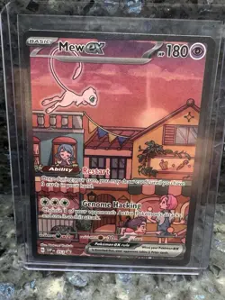 Mew ex SAR 205/165 sv2a Pokemon Card 151 - Image 1