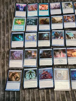 MTG Enchantment Lot of 50 CARDS-(BLUE ONLY)-NO DOUBLES - Image 2