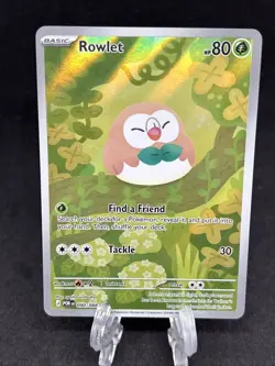 Mega Evolution: Perfect Order Rowlet 90/88 Illustration Rare Pokemon Card - NM - Image 1