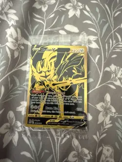 Zacian v SWSH076 Sword & Shield Promo Holo Card Sealed - Image 1