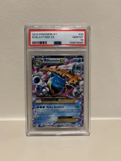 PSA 10 Pokemon TCG 2014 M Blastoise EX XY Base Set Holo Card 30/146 Ultra Rare - Image 1