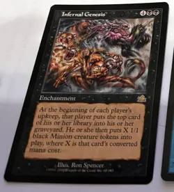 MTG Infernal Genesis Prophecy set, rare Magic the Gathering card NM, NP - Image 1