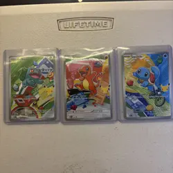 Pokemon First Partner Illustration Collection Series 1 Promos Set 3 Cards Kanto - Image 1
