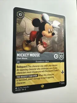 Mickey Mouse - Giant Mouse 199/204 Reign of Jafar Regular Disney Lorcana Card NM - Image 3